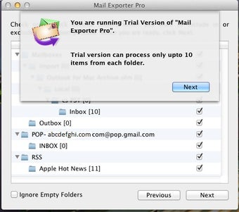 Imagen 4 para Mail Exporter Pro