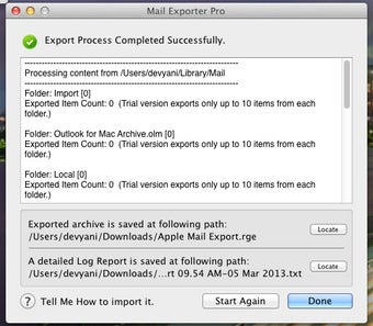 Imagen 2 para Mail Exporter Pro