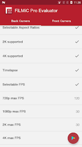 Imagen 0 para FiLMiC Pro Evaluator