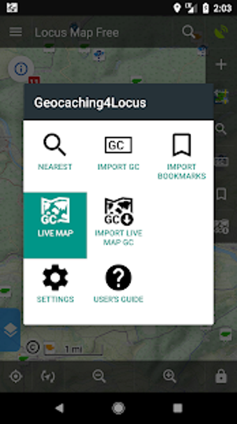 Image 0 for Locus Map - add-on Geocac…