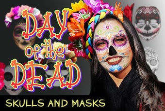 Imagen 0 para Day Of The Dead Makeup Di…
