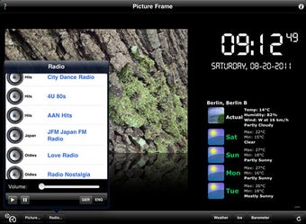 Imagen 1 para Picture Frame+Weather+Rad…