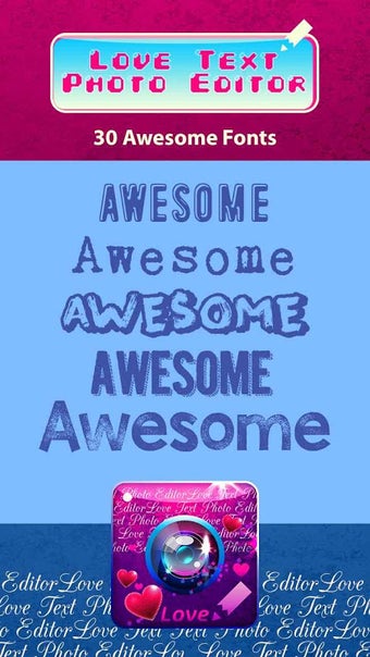 Image 0 for Love Text Photo Editor