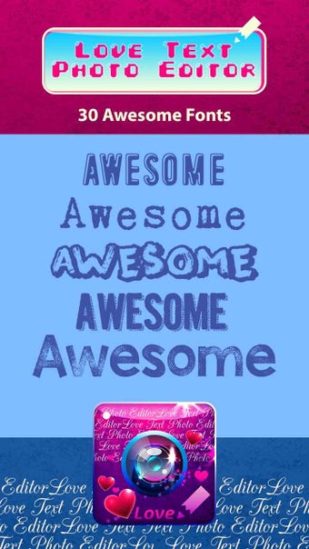Imagen 2 para Love Text Photo Editor