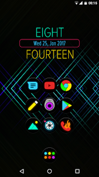 Image 2 for Neon Glow C - Icon Pack