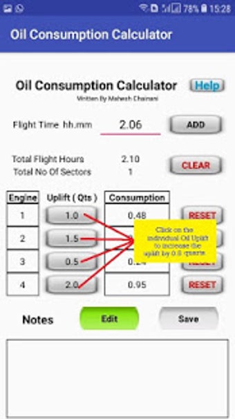 Imagen 0 para Oil Consumption Calculato…