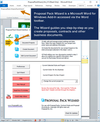 Image 0 for Proposal Pack Wizard