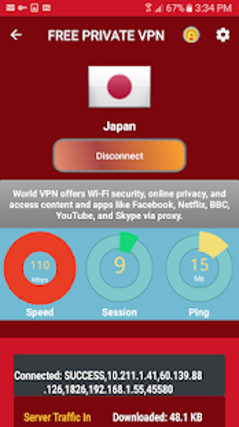 Imagen 3 para USA Free VPN - Fast secur…