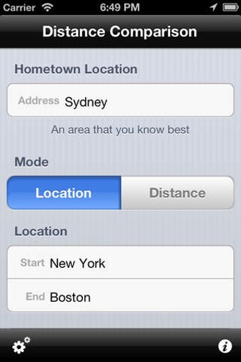 Imagen 0 para Distance Comparison Map P…