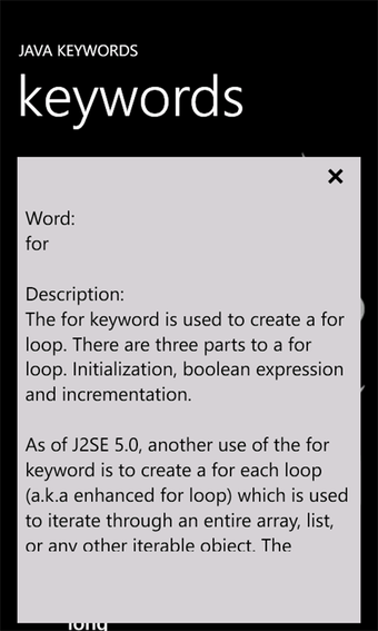 Image 3 for Java Keywords for Windows…