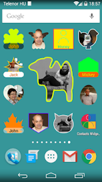 Imagen 1 para Contacts Widget Pro