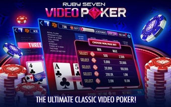 Image 1 for Ruby Seven Video Poker | …