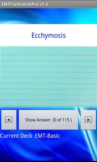 Image 1 for EMT Flashcards Pro
