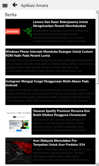 Image 2 for Aplikasi Amanz for Window…