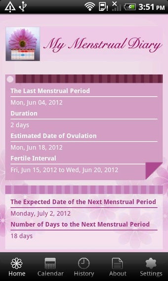 Image 1 for My Menstrual Diary