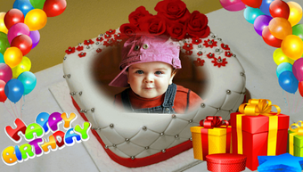 Image 2 for Birthday Cake Photo Frame…