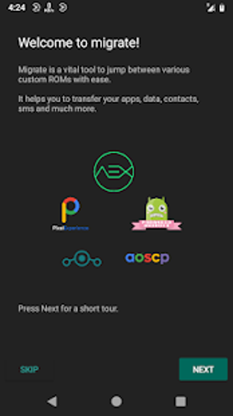 Imagen 1 para Migrate - custom ROM migr…