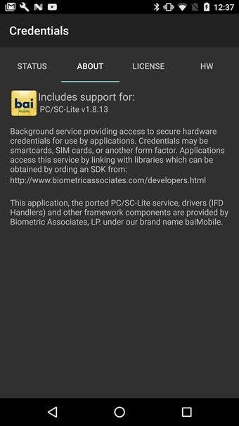 Image 0 for baiMobile Credentials