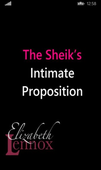 Image 1 for The Sheik's Intimate Prop…