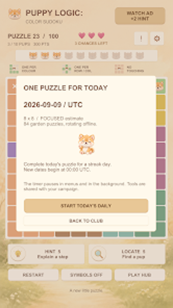 Image 0 for Puppy Logic: Color Sudoku