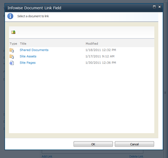 Image 0 for Document Link Field
