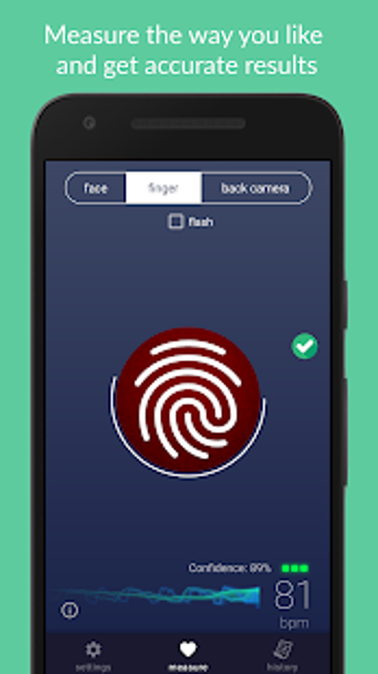 Image 1 for Selfie Heart Rate Monitor…