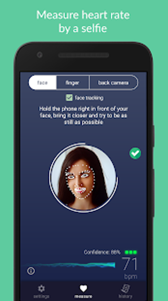Image 0 for Selfie Heart Rate Monitor…