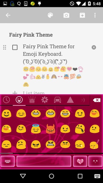 Image 0 for Fairy Pink Emoji Keyboard