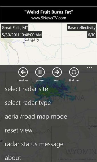 Imagen 2 para Weather Radar for Windows…