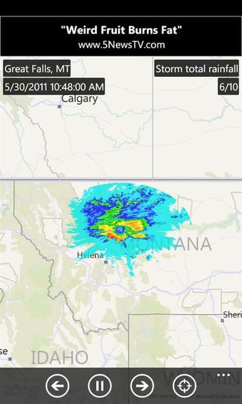 Imagen 2 para Weather Radar for Windows…