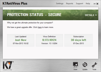 Imagen 1 para K7 Antivirus Plus