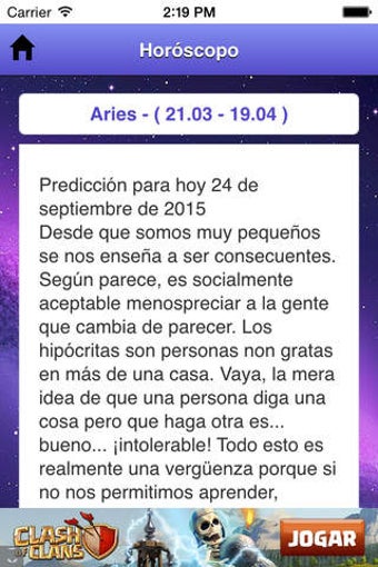 Image 0 for Horscopo Diario Gratis