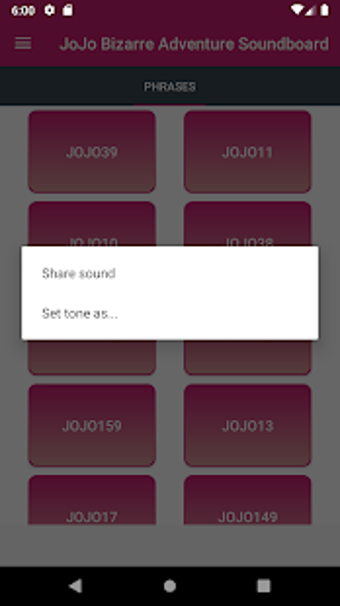 Image 0 for JoJo Soundboard