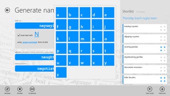 Image 1 for NameStorm for Windows 8