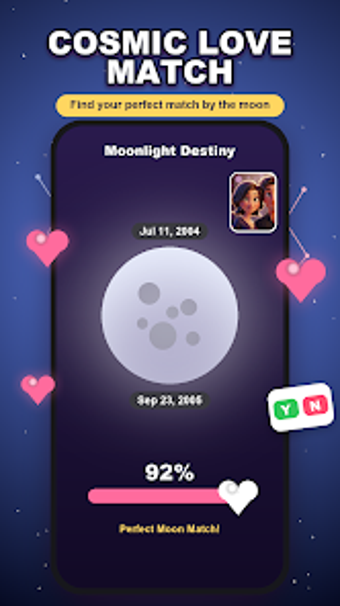 Image 0 for Luna Match: Moon Love Tes…