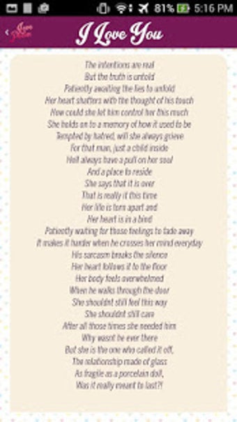 Imagen 2 para Love poems for him
