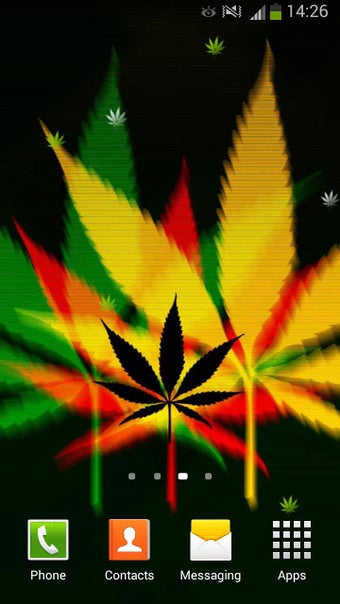 Image 0 for Rasta Weed Live Wallpaper