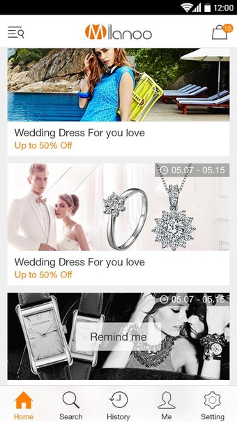 Image 0 for Milanoo Mobile Store