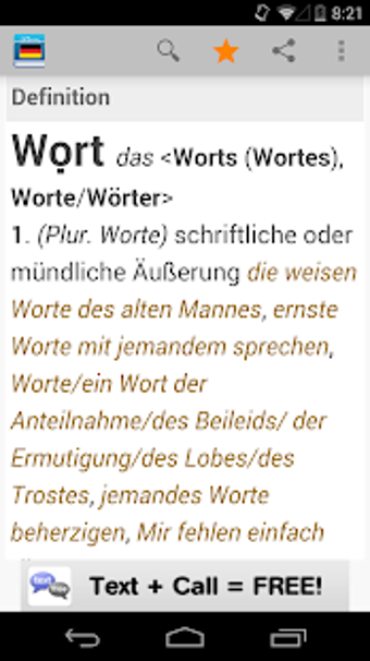 Imagen 1 para German Dictionary by Farl…