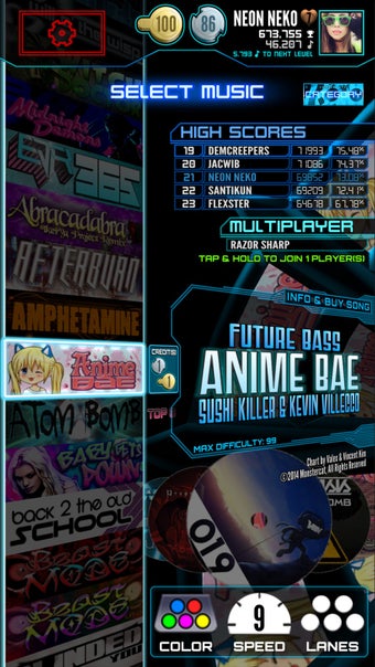 Image 1 for Neon FM  Music Gaming | A…