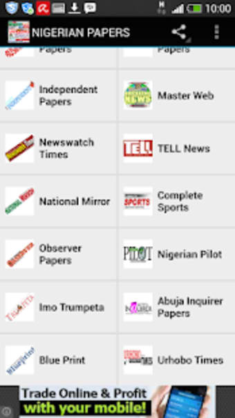 Image 1 for Nigerian Newspapers