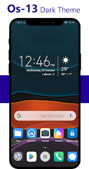 Imagen 2 para Os13 Dark Theme for Huawe…