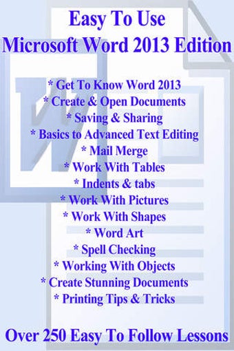Imagen 0 para Easy To Use - Microsoft W…