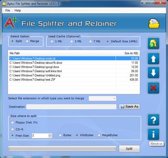 Imagen 0 para Aplus File Splitter and R…