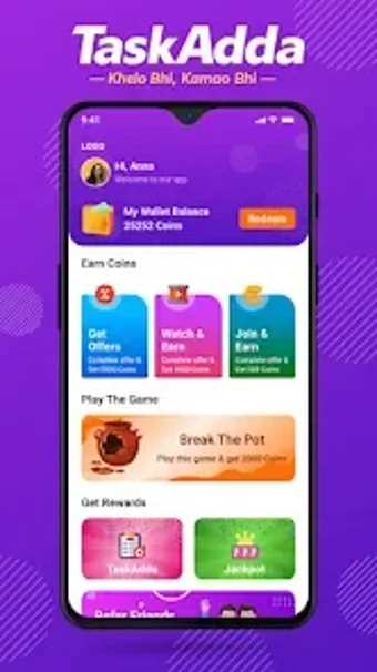 Image 0 for TaskAdda Khelo Bhi Kamao …