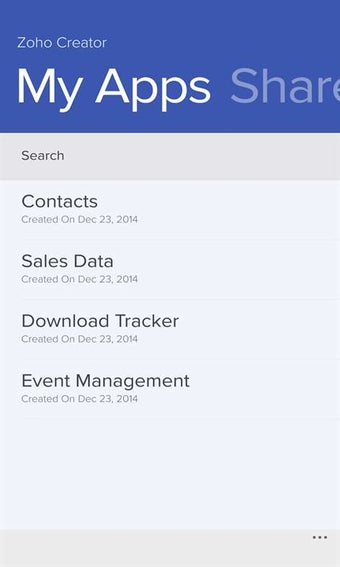 Imagen 1 para Zoho Creator for Windows …