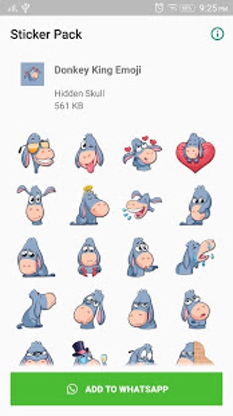 Imagen 3 para Donkey king Sticker for W…