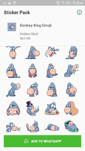 Imagen 2 para Donkey king Sticker for W…