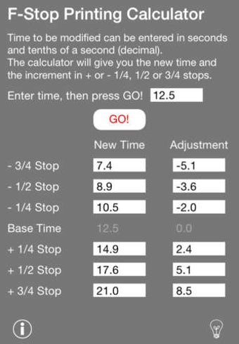 Imagen 0 para f-Stop Printing Calculato…