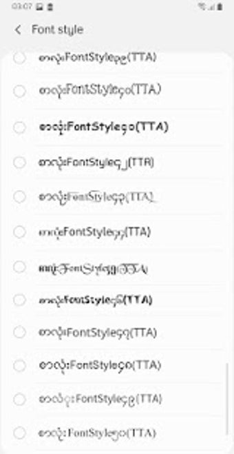Image 1 for TTA SAM Myanmar Font 9 {O…